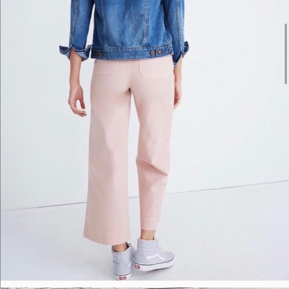 Madewell pink flared pants - Picture 3 of 7